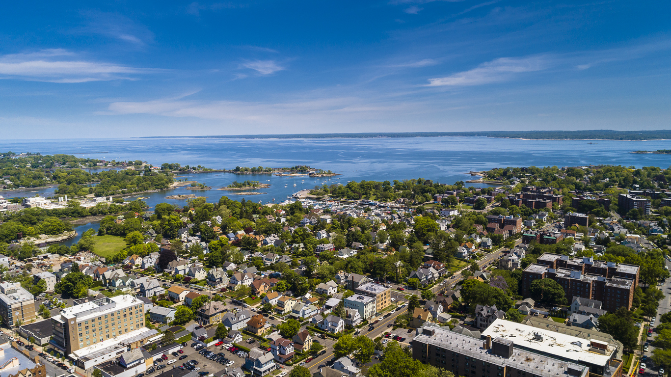 Panoramic Image of New Rochelle, NY